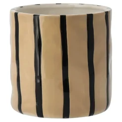 Scandi Living Thrive pot Ø16 cm, Beige-zwart< Bloempotten