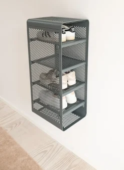 Tica copenhagen Tica Rack Wall large wandrek, Steelgrey< Schoenenrekken