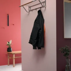 Essem Design Tillbakablick rechthoekige spiegel, berkenhout< Wandspiegels