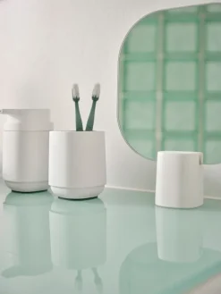 Zone Denmark Time tandenborstelbeker 9,8 cm, White< Tandenborstelhouders