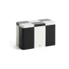 HAY Tin Container voorraadpot medium, Black-off white< Dozen & Boxen
