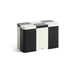 HAY Tin Container voorraadpot medium, Black-off white< Dozen & Boxen