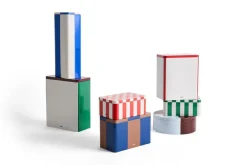HAY Tin Container voorraadpot medium, Brown-midnight blue< Dozen & Boxen