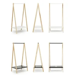 Normann Copenhagen Toj kapstok, white, onderstel van essenhout< Kapstokken & Hangrekken