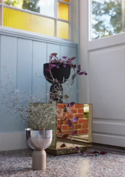 AYTM Torus bloempot Ø17 cm, Silver-taupe< Bloempotten