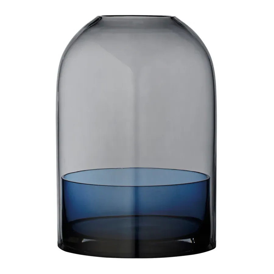 AYTM Tota kaarsenhouder, zwart-marineblauw< Kaarsenhouders & Kaarsenborden