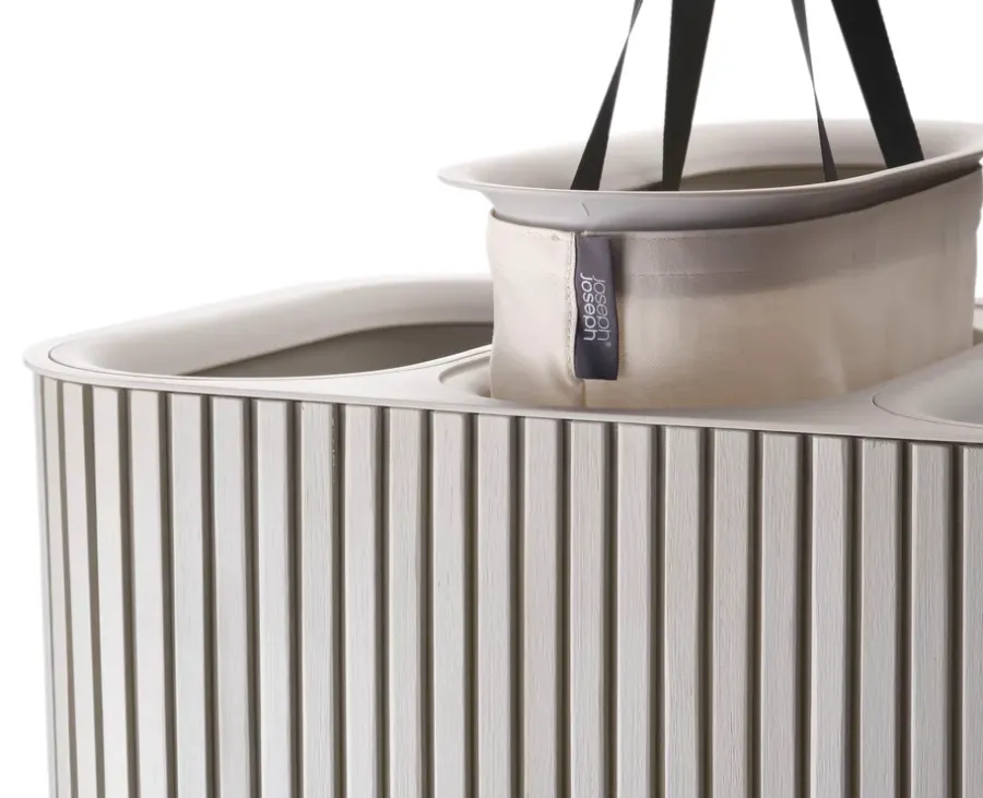 Joseph Joseph Tota Trio Luxe wasmand 90 L, Ecru< Wasmanden