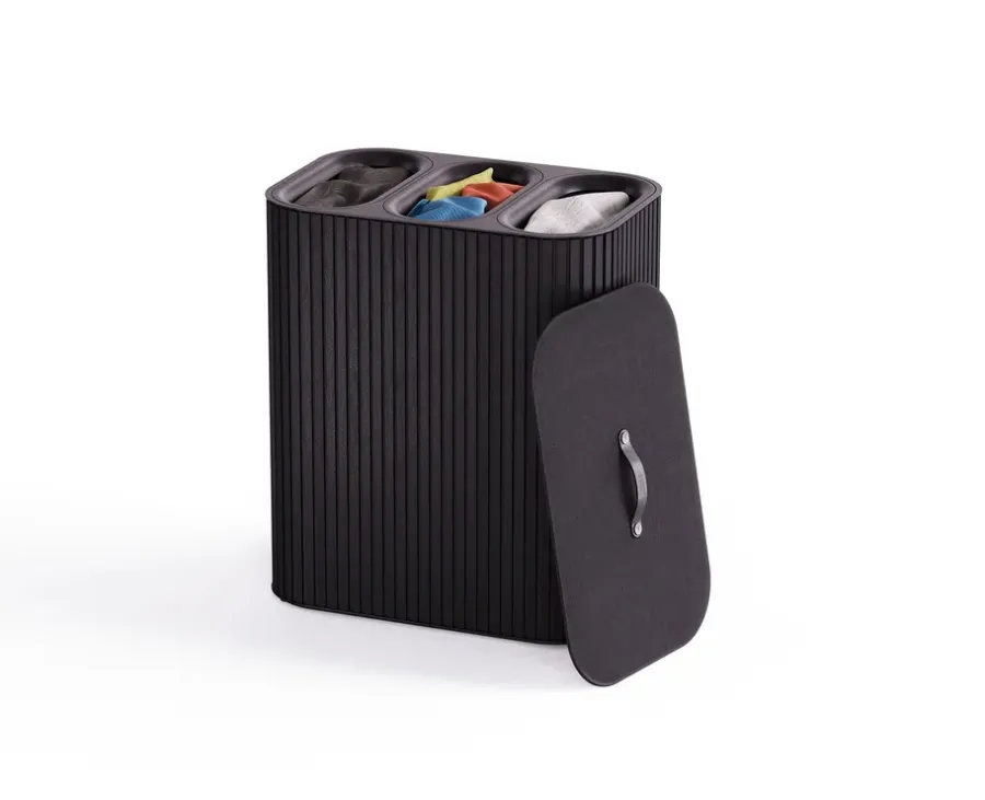 Joseph Joseph Tota Trio Luxe wasmand 90 L, Black< Wasmanden