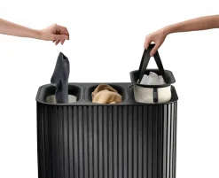 Joseph Joseph Tota Trio Luxe wasmand 90 L, Black< Wasmanden