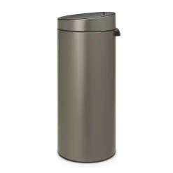 Brabantia Touch Bin prullenbak 30 liter, platinum< Pedaalemmers