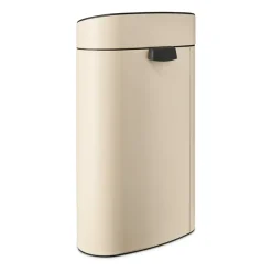 Brabantia Touch Bin prullenbak 40 liter, Soft Beige< Pedaalemmers