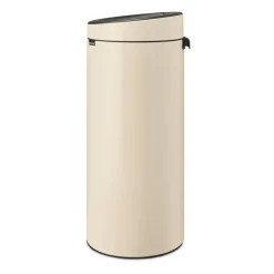 Brabantia Touch Bin prullenbak 30 liter, Soft beige< Pedaalemmers