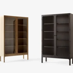&Tradition Trace SC88 vitrinekast 120x192x40 cm, Dark stained oak< Kasten & Vitrines