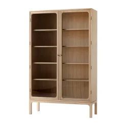 &Tradition Trace SC88 vitrinekast 120x192x40 cm, Natural natural oak< Kasten & Vitrines