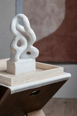 Mette Ditmer Travertine decoratie dienblad 30x40 cm, Linnen< Decoratieve Accessoires|Decoratieve Dienbladen