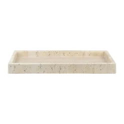 Mette Ditmer Travertine decoratie dienblad 16x31 cm, Linnen< Decoratieve Accessoires|Decoratieve Dienbladen
