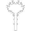 Maze Tree hanger, zwart< Kapstokken & Hangrekken