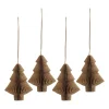 Scandi Living Tree kerstballen 4-pack, Natural< Kerstdecoraties