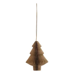 Scandi Living Tree kerstballen 4-pack, Natural< Kerstdecoraties