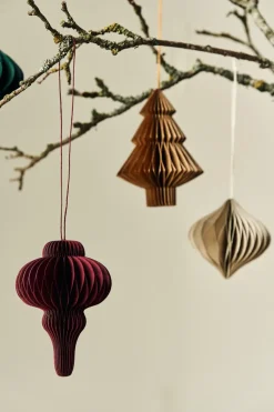 Scandi Living Tree kerstballen 4-pack, Natural< Kerstdecoraties