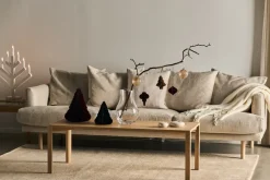 Scandi Living Tree kerstballen 4-pack, Natural< Kerstdecoraties