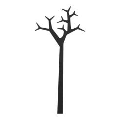 Swedese Tree kledinghaken Wand 194cm, zwart< Kapstokken & Hangrekken
