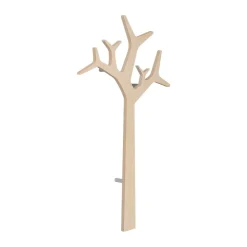 Swedese Tree wall wandgemonteerde kapstok 134 cm, Witgepigmenteerd dennenhout< Kapstokken & Hangrekken