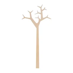 Swedese Tree wall wandgemonteerde kapstok 194 cm, Witgepigmenteerd grenenhout< Kapstokken & Hangrekken