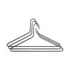 Essem Design Triangel kledinghanger 3-pack, Chroom< Kapstokken & Hangrekken|Haken & Hangers