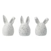 DBKD Triplets paashaas 3-pack, White dot< Paasdecoratie