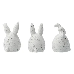 DBKD Triplets paashaas 3-pack, White dot< Paasdecoratie