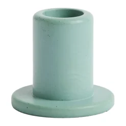 HAY Tube kandelaar beton 5,5 cm, Emerald green< Kandelaars