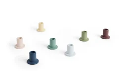 HAY Tube kandelaar beton 5,5 cm, Emerald green< Kandelaars