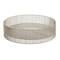 Serax Turn mand laag Ø40 cm, Grey< Opbergmanden