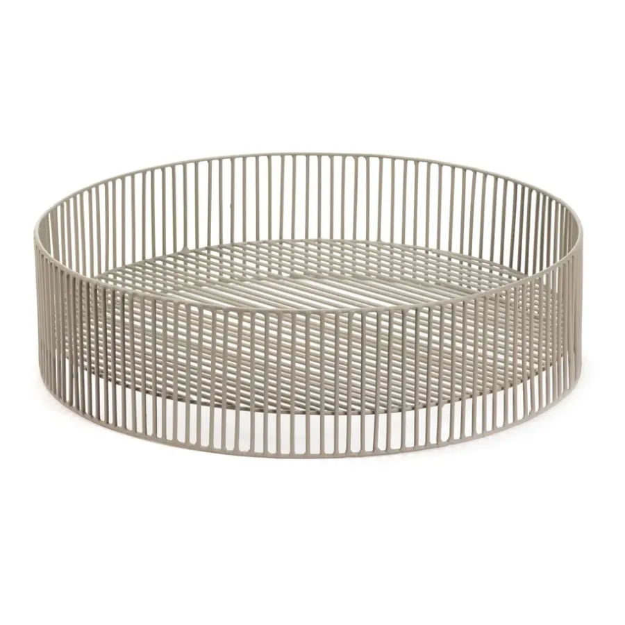 Serax Turn mand laag Ø40 cm, Grey< Opbergmanden