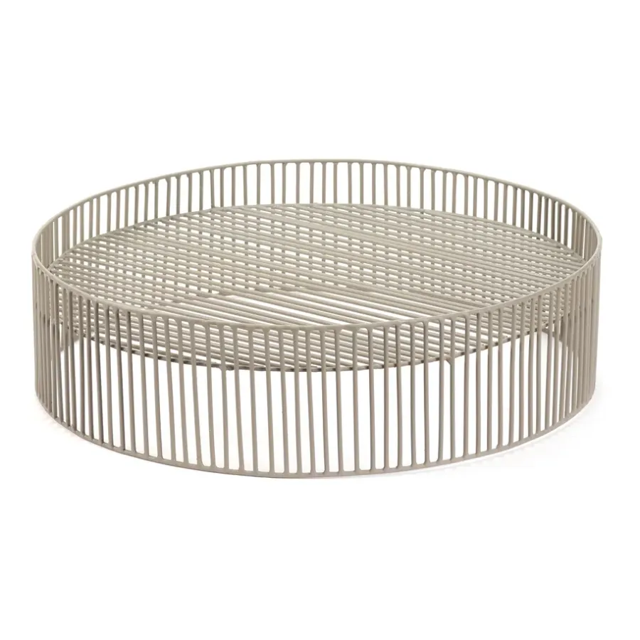 Serax Turn mand laag Ø40 cm, Grey< Opbergmanden