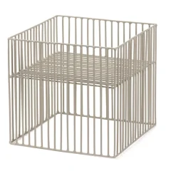Serax Turn mand vierkant 22x22 cm, Grey< Opbergmanden