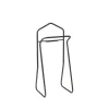 SMD Design Turno dressboy, grijs< Kapstokken & Hangrekken