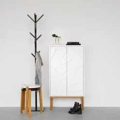 A2 Twig kledinghanger, wit< Kapstokken & Hangrekken