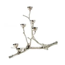POLSPOTTEN Twiggy ekorre kandelaar 30 cm, Zilver< Kandelaars