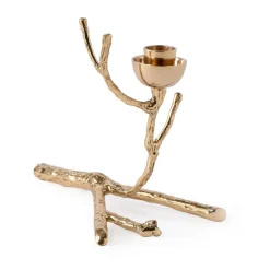 POLSPOTTEN Twiggy kandelaar XS 14 cm, Goud< Kandelaars