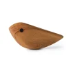 Warm Nordic Twirling Bird decoratie S, Teak< Houten Beelden