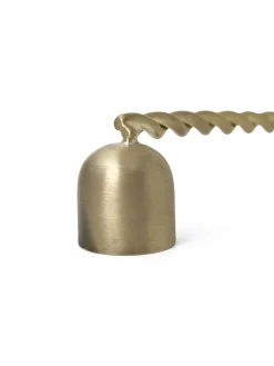Ferm Living Twist kaarsendover, brass< Kaarsenaccessoires