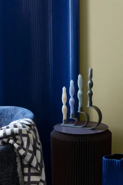 Broste Copenhagen Twist twisted candles gedraaide kaarsen 23 cm 2-pack, Orchid light purple< Kaarsen