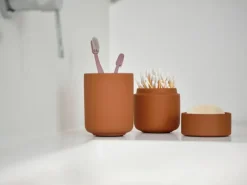 Zone Denmark Ume tandenborstelbeker, Terracotta< Tandenborstelhouders