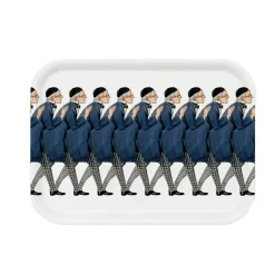 Design House Stockholm Uncle Blue dienblad vierkant, 27x20 cm< Decoratieve Dienbladen|Decoratieve Accessoires
