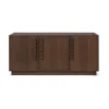 Ferm Living Unda sideboard 146x68x50 cm, Donker gebeitst eikenhout< Ladekasten & Dressoirs
