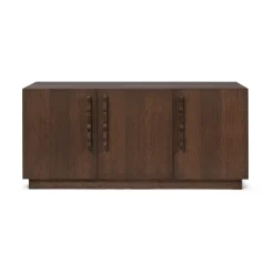 Ferm Living Unda sideboard 146x68x50 cm, Donker gebeitst eikenhout< Ladekasten & Dressoirs