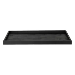 AYTM Unity square dienblad zwartgebeitst essen, X-Large< Decoratieve Accessoires|Decoratieve Dienbladen