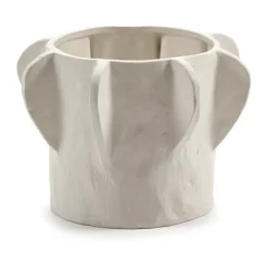Serax Urban 02 bloempot S Ø22 cm, Beige< Bloempotten